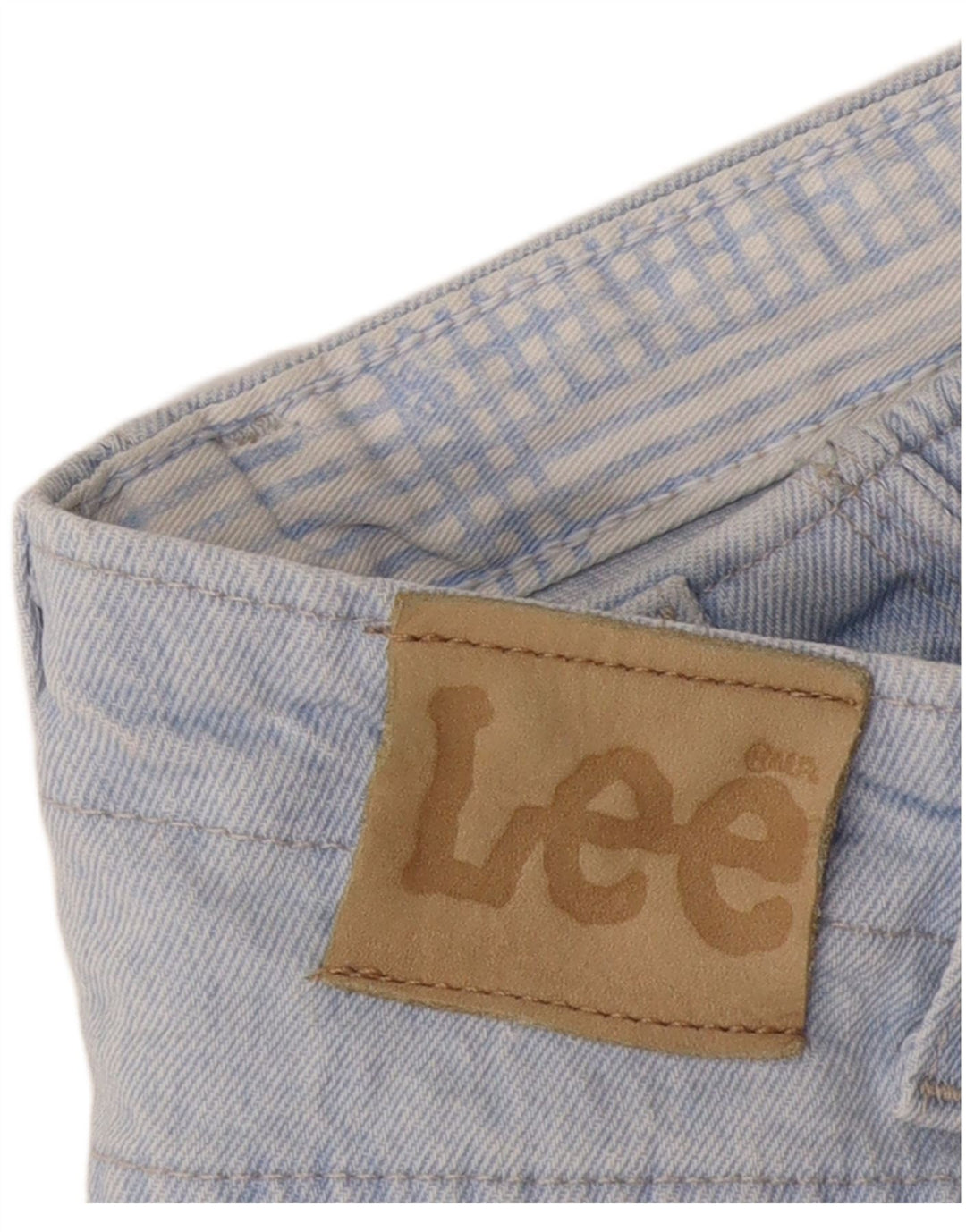 Lee Dame højtaljede denimshorts W30 Medium Blue