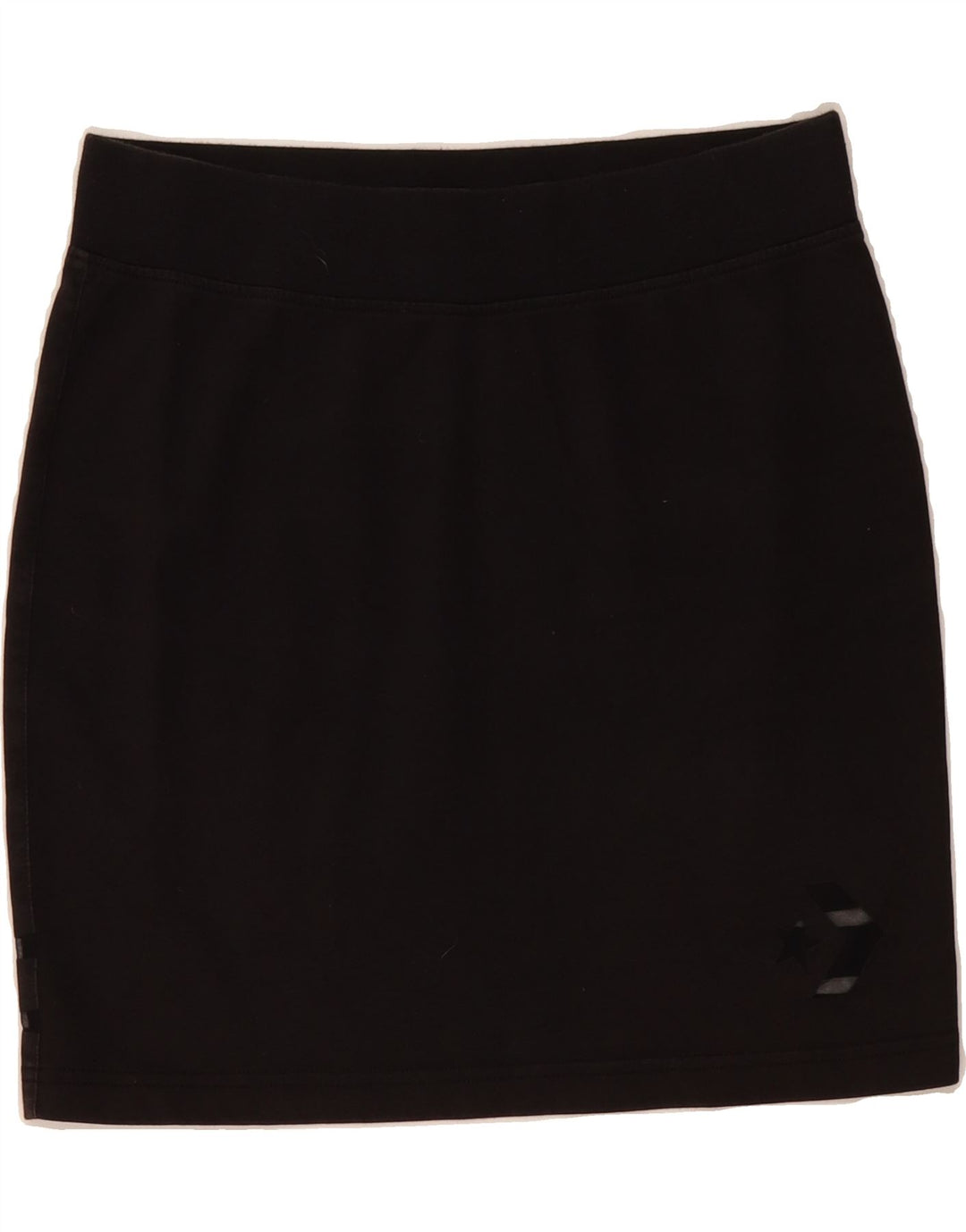 CONVERSE Womens Mini Skirt Medium W30 Black Vintage Converse and Second-Hand Converse from Messina Hembry 