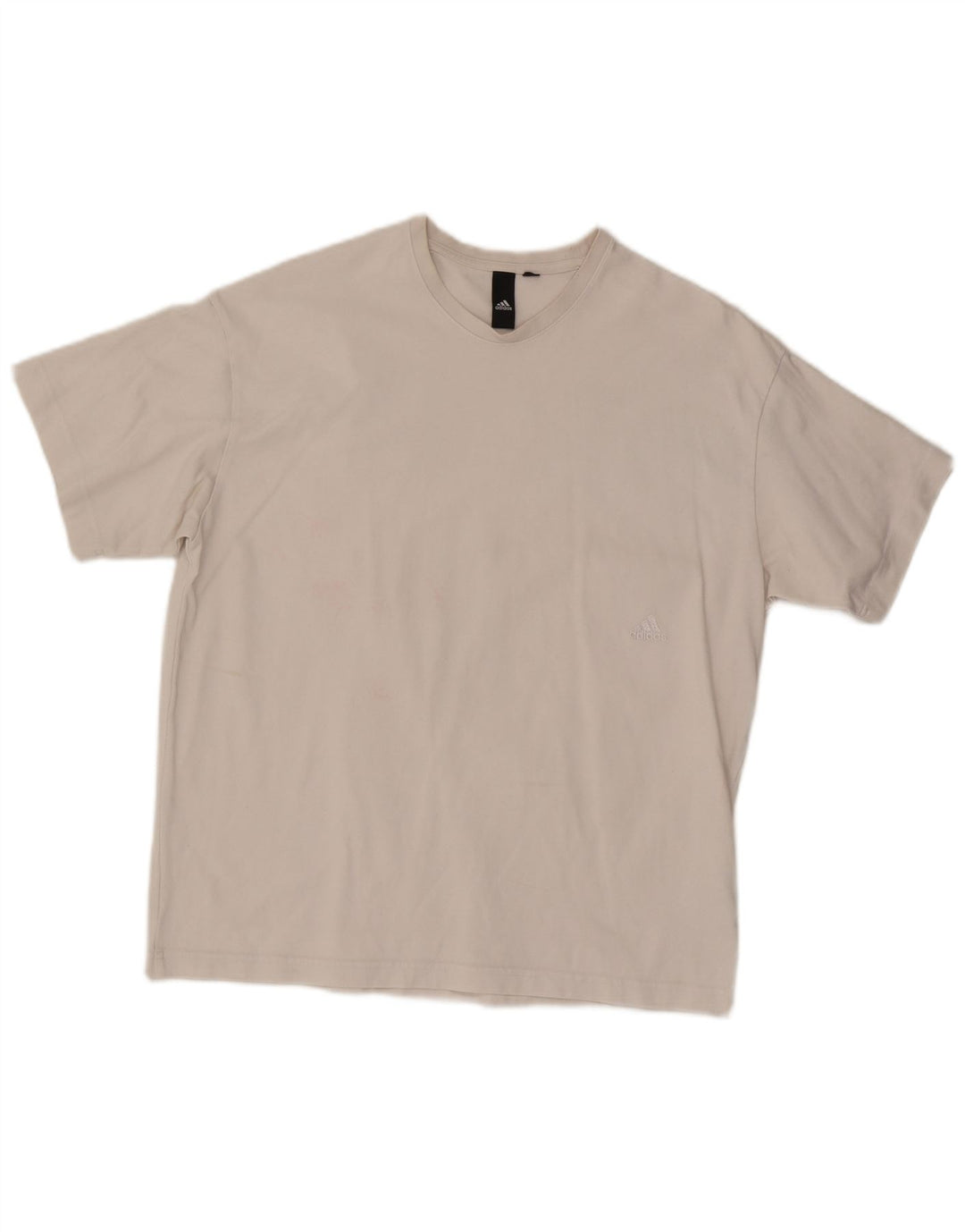 Adidas Grafisk T-shirt top til mænd, stor hvid bomuld