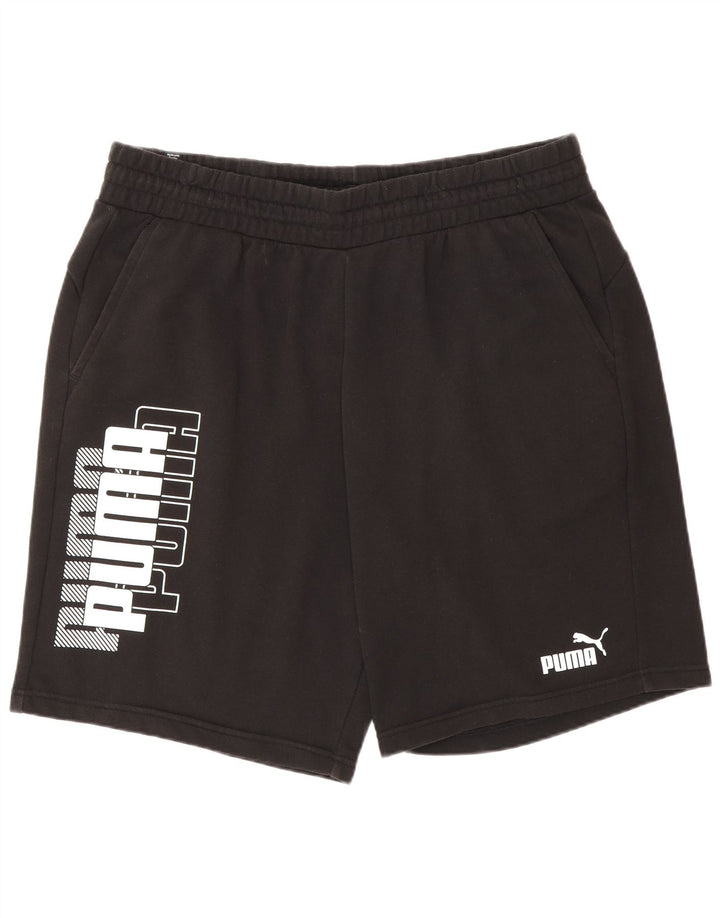 Puma Herre grafiske sportsshorts 2XL Sort