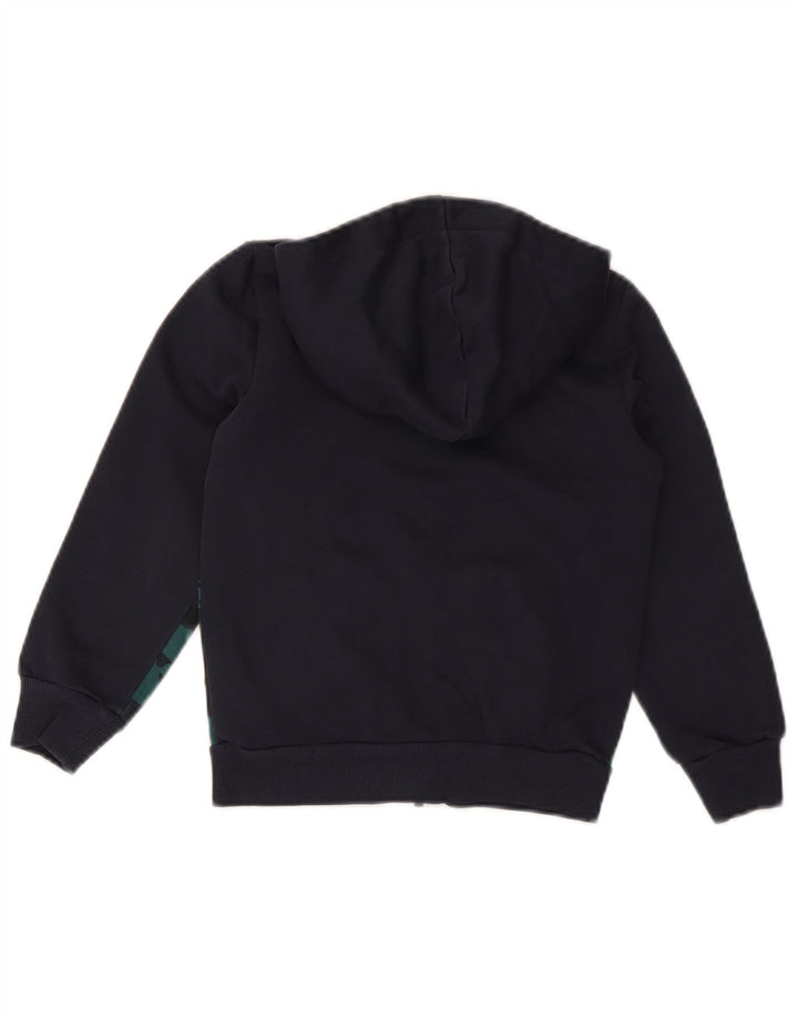 PUMA Boys Zip Hoodie Sweater 7-8 Years Navy Blue Camouflage Cotton Vintage Puma and Second-Hand Puma from Messina Hembry 