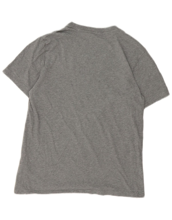 Nike T-shirt top mellem grå bomuld til mænd