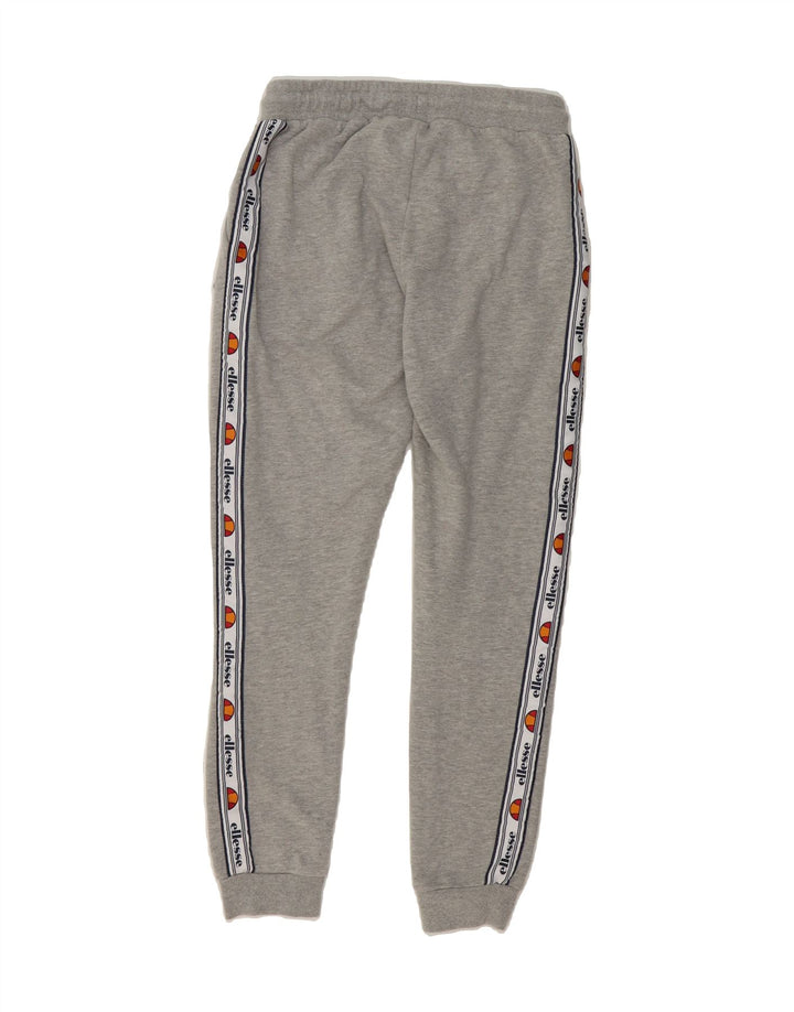 ELLESSE Womens Tracksuit Trousers Joggers UK 8 Small Grey Colourblock Vintage Ellesse and Second-Hand Ellesse from Messina Hembry 