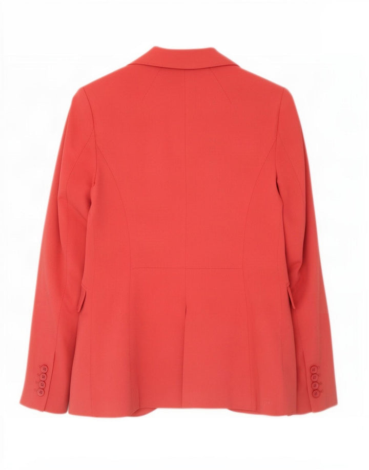 Marks & Spencer Dame 1-knaps blazerjakke UK 8 Small Pink Polyester