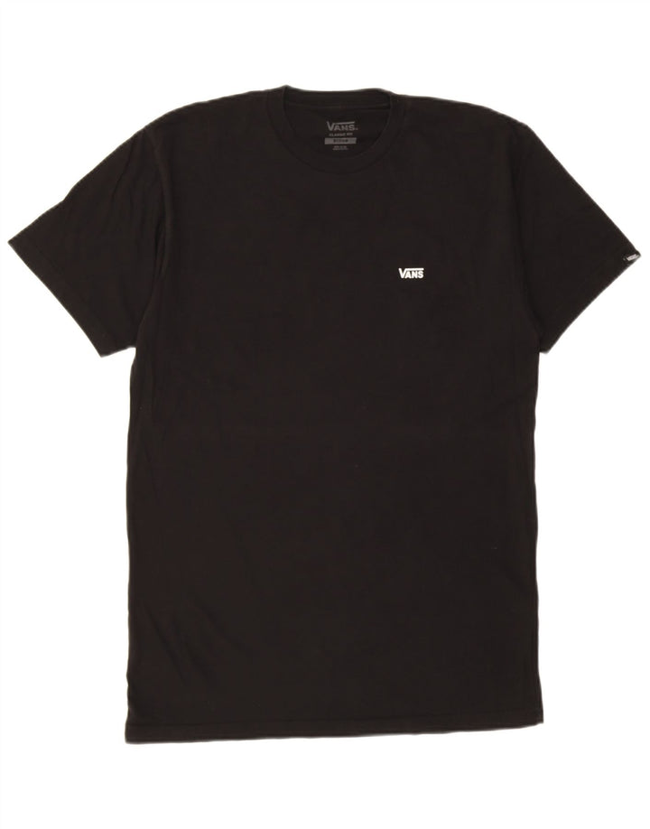Vans Herre Classic Fit T-Shirt Top Medium Sort Bomuld