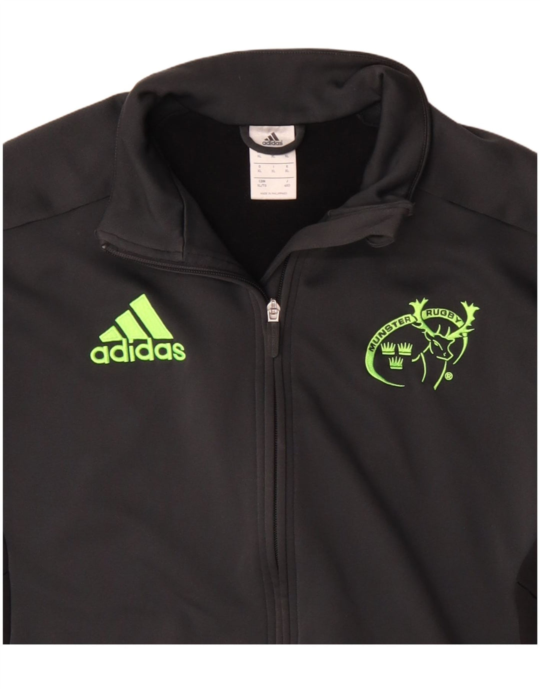 Adidas Herre Munster Rugby Træningsdragt Top Jakke XL Sort Polyester