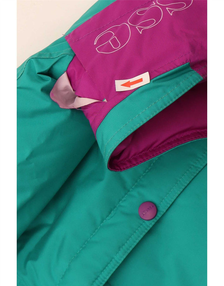 Ellesse Herre Grafisk Hætte Skijakke IT 50 Stor Grøn Colourblock