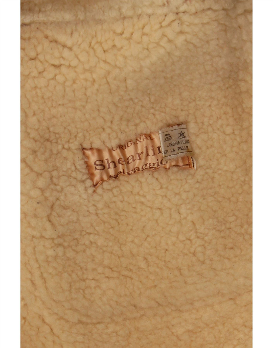 Vintage Dame Oversized Shearling Jacket UK 18 XL Brun Shearling