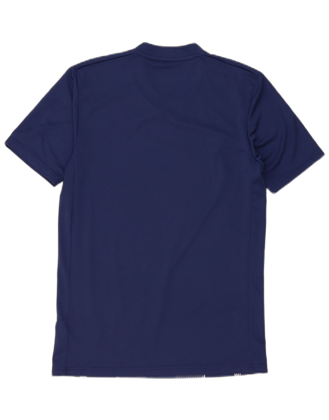 Adidas Herre Climalite Grafisk T-Shirt Top Lille Marineblå Geometrisk