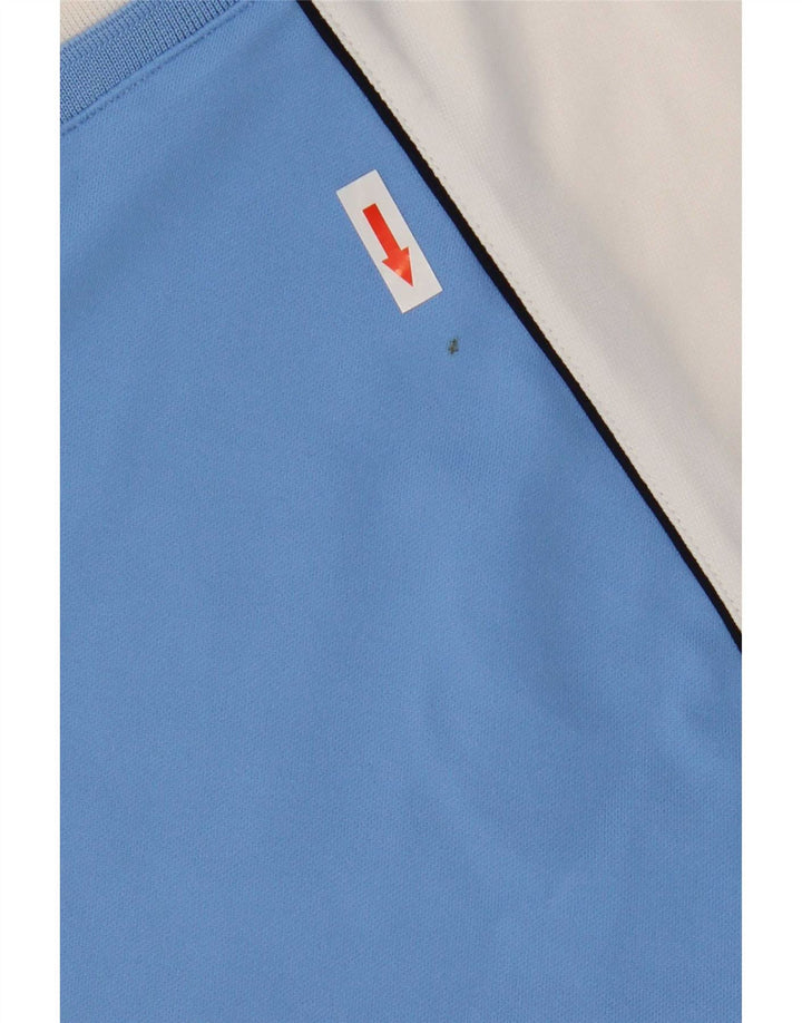 Asics Herre grafisk T-shirt Top Medium Blue Colourblock Polyester