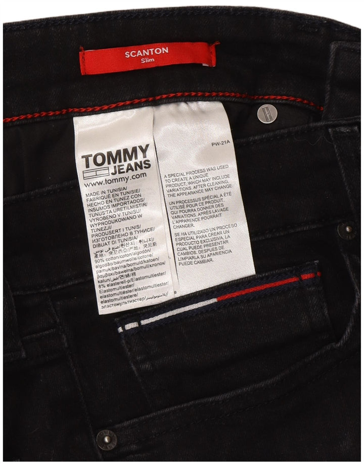 Tommy Hilfiger Herre Scanton Slim Jeans W32 L32 Grå Bomuld