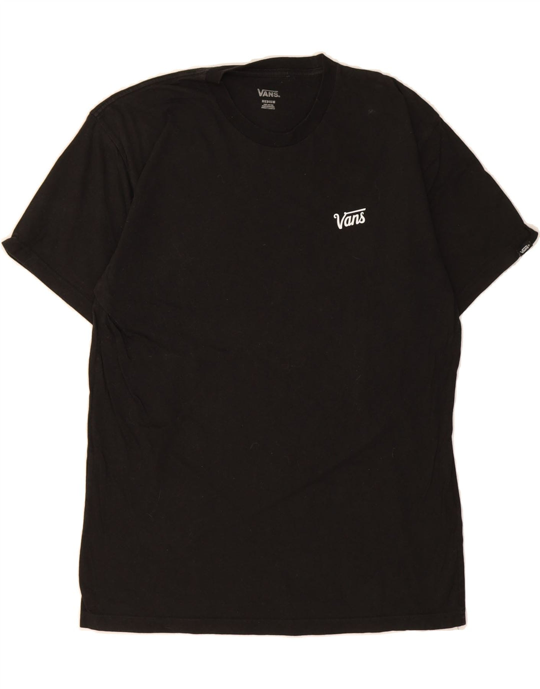 VANS Mens Graphic T-Shirt Top Medium Black Cotton Vintage Vans and Second-Hand Vans from Messina Hembry 