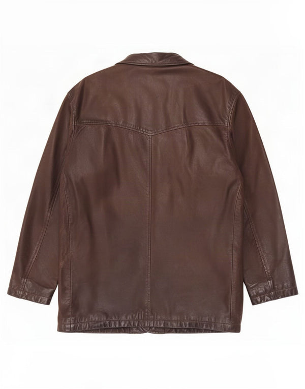 Vintage herre læderjakke UK 44 2XL Brun