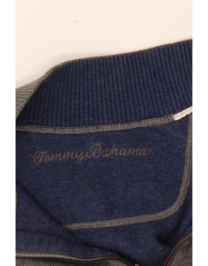 TOMMY BAHAMA sweater med lynlås til mænd XL Grå