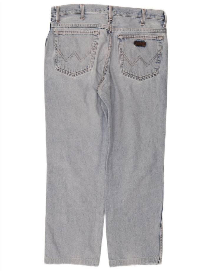 Wrangler Straight Jeans til mænd W34 L30 blå bomuld