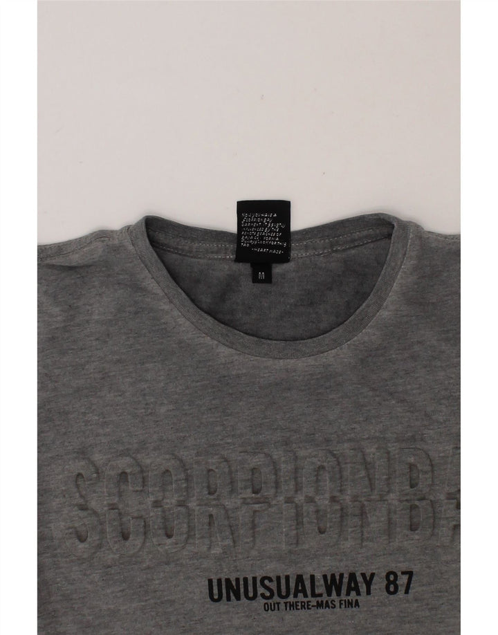 SCORPION BAY Boys Graphic T-Shirt Top 9-10 Years Medium Grey Cotton Vintage Scorpion Bay and Second-Hand Scorpion Bay from Messina Hembry 