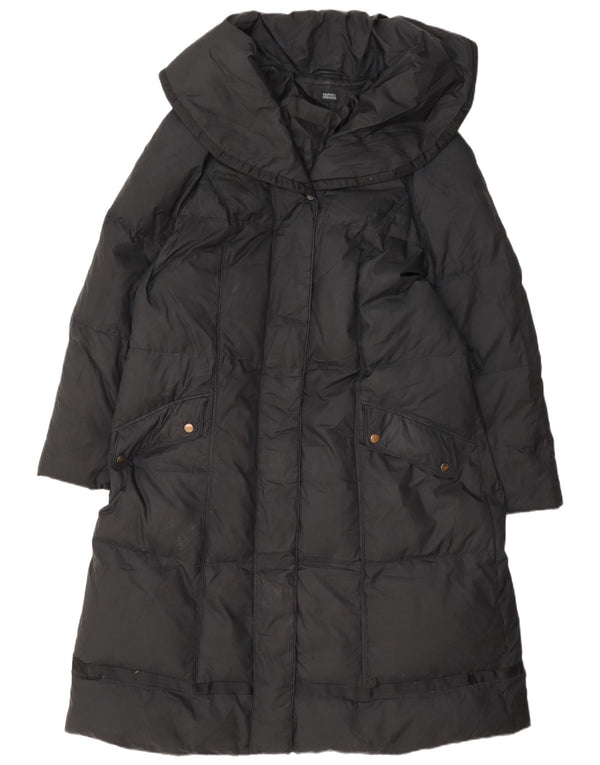 Marks & Spencer Polstret Frakke til kvinder UK 22 3XL Sort Polyester