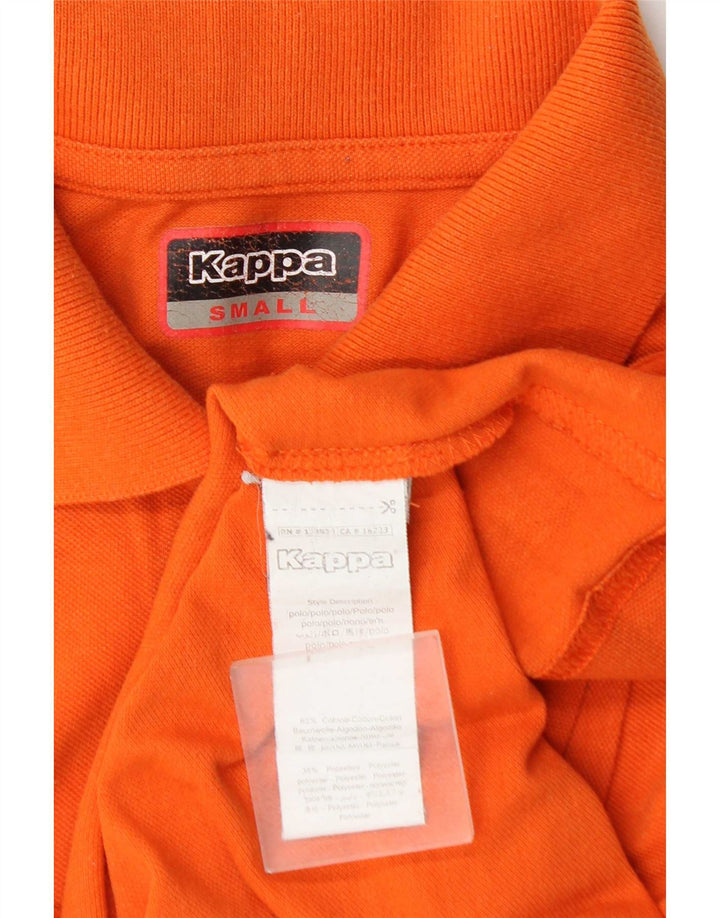 Kappa Boys Polo Shirt 11-12 Lille Orange Bomuld