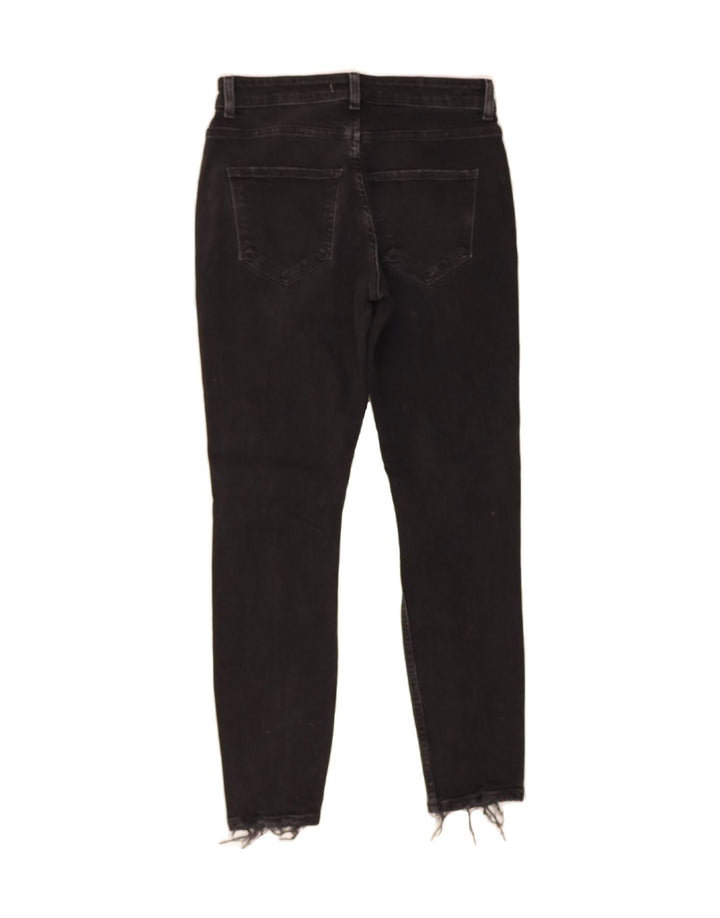 ZARA Mens Distressed Slim Jeans EU 38 Small W30 L29 Black Vintage Zara and Second-Hand Zara from Messina Hembry 