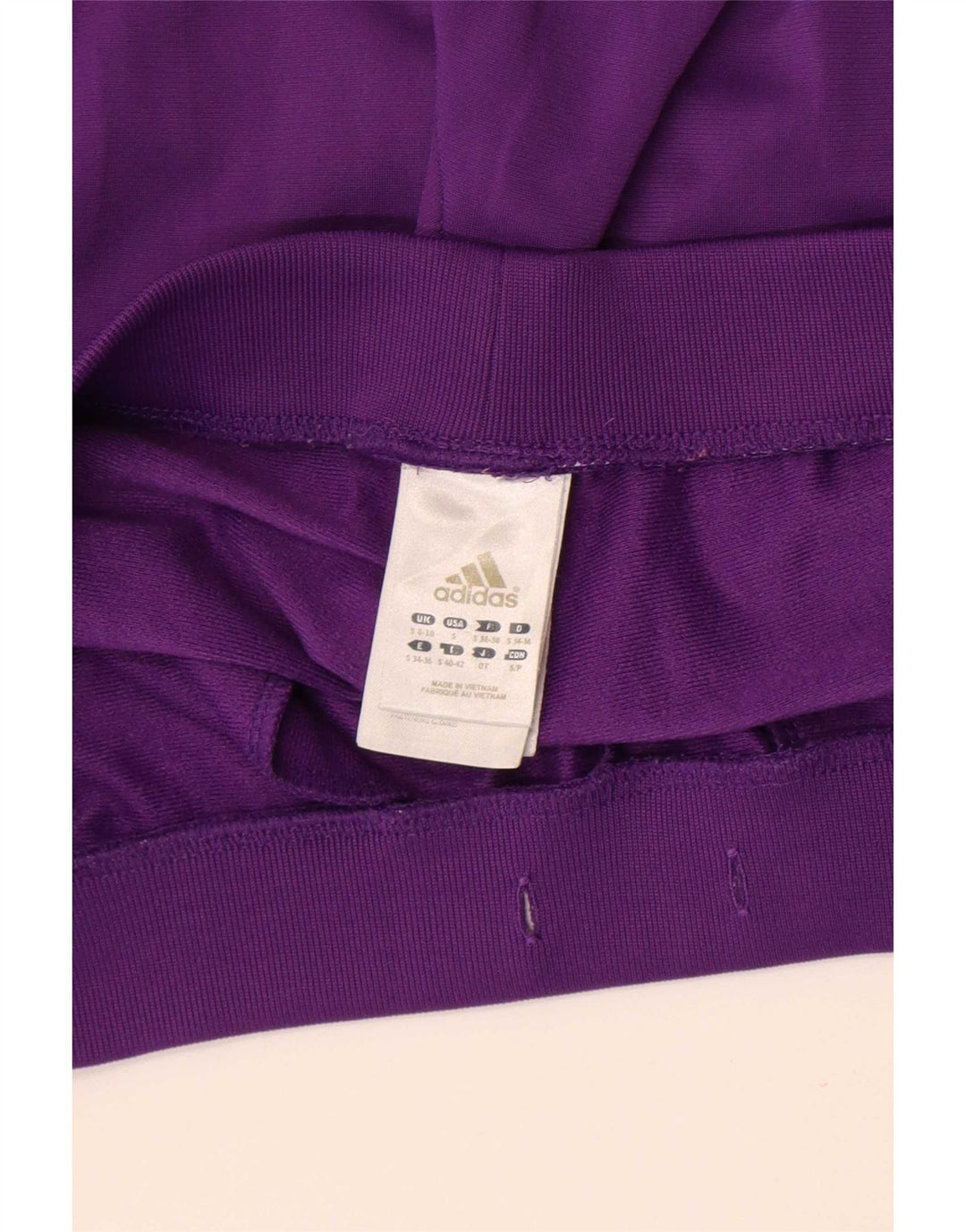 Adidas Træningsdragtsbukser til kvinder UK 8/10 Small Purple Polyester