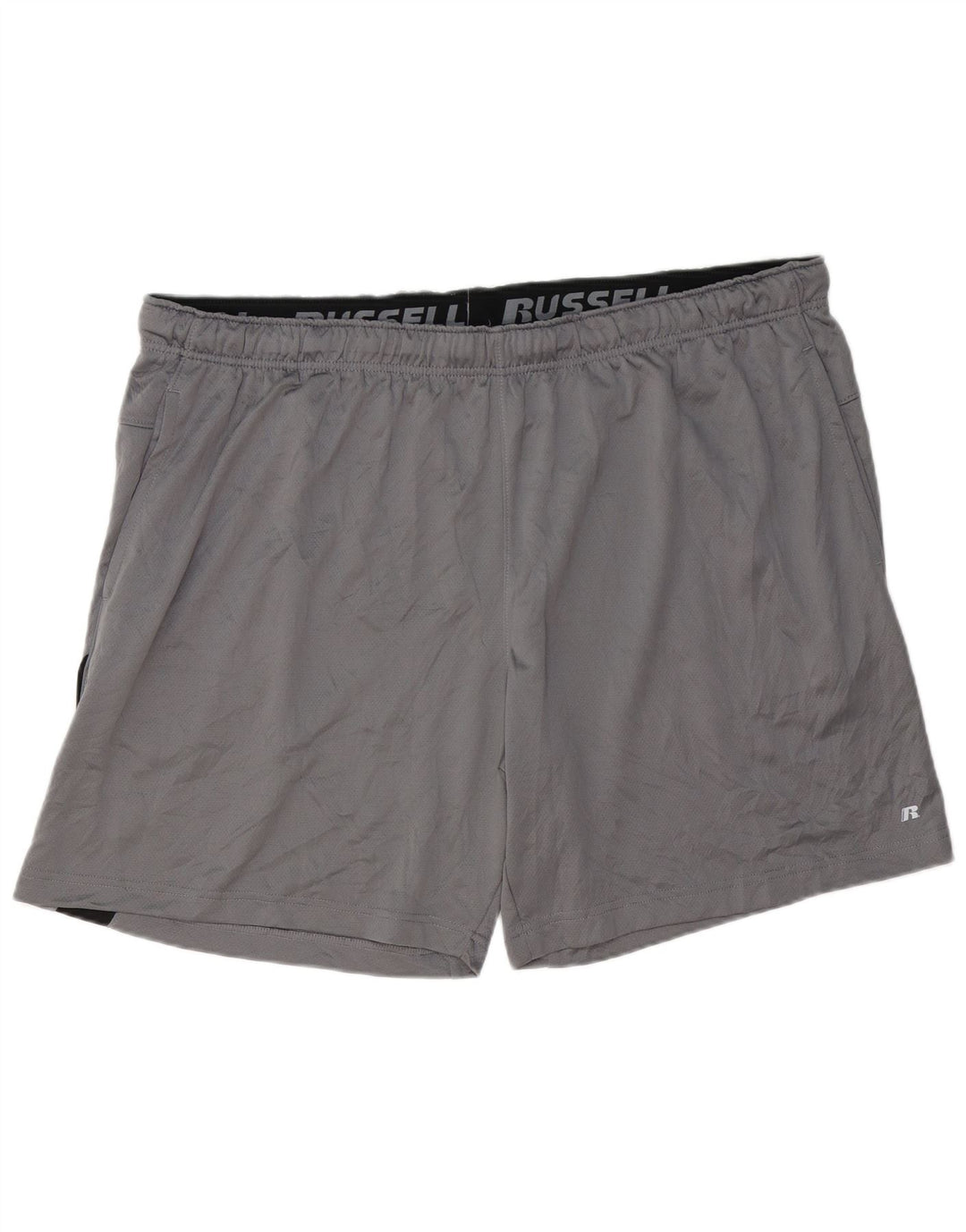 RUSSELL ATHLETIC Sportsshorts til mænd 3XL Grå Colourblock Polyester