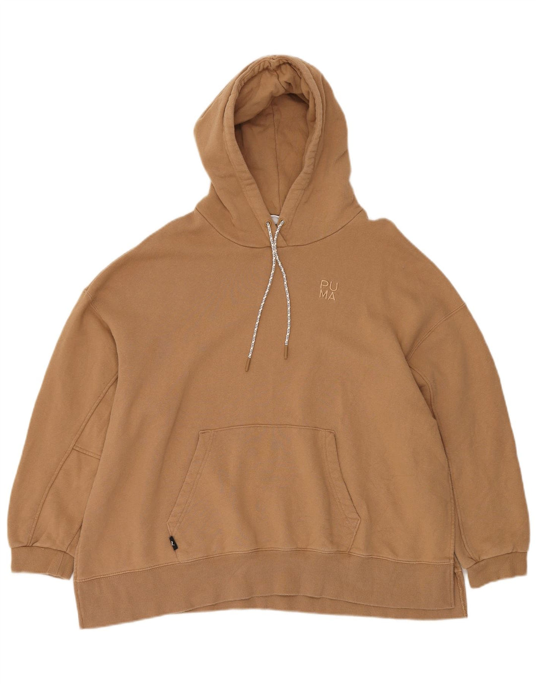 PUMA Oversized hættetrøje til kvinder UK 10 Lille Brun