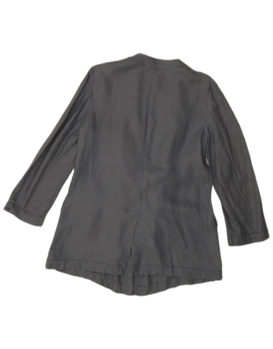 Emporio Armani Dame Blazer Jacket IT 42 Medium Blue Linen