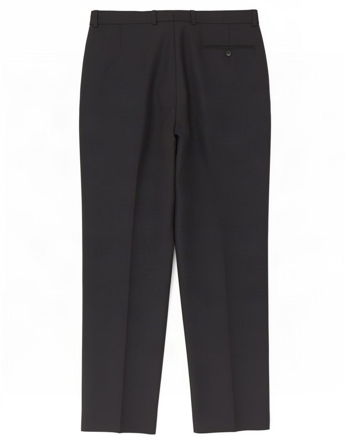 Marks & Spencer Straight Chino-bukser til mænd W34 L33 Marineblå polyester
