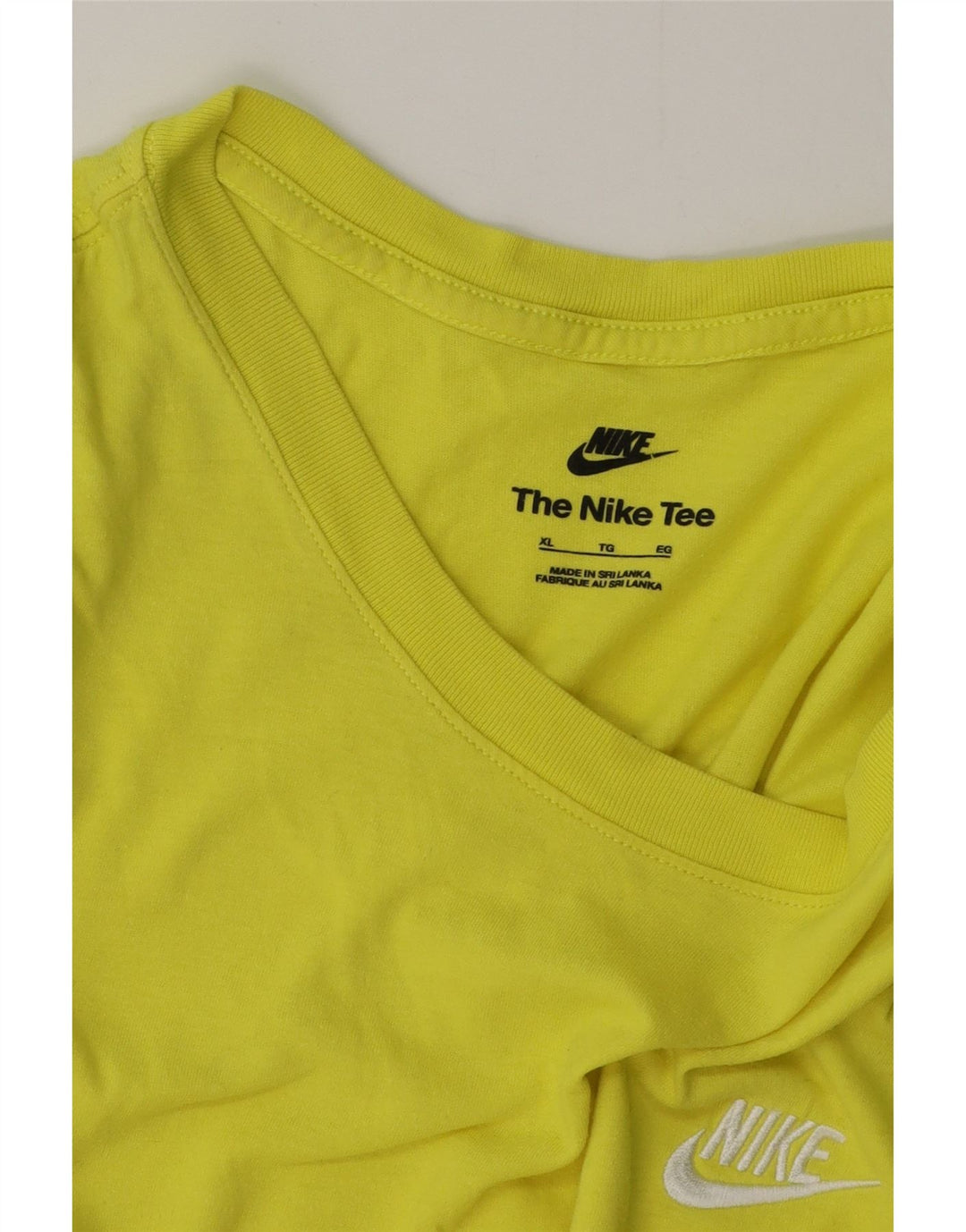 NIKE T-shirt top til mænd XL Grøn bomuld