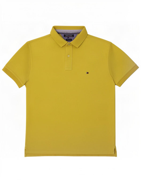 Tommy Hilfiger Herre Regular Fit Polo Shirt XL Gul