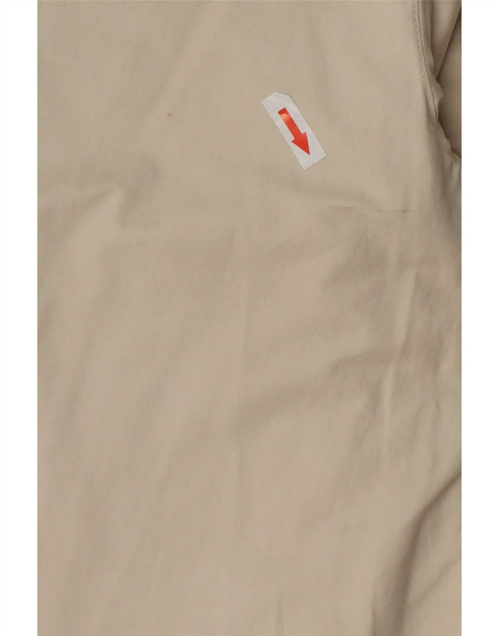 Luisa Spagnoli Dame Bomber Jacket UK 14 Medium Beige Bomuld
