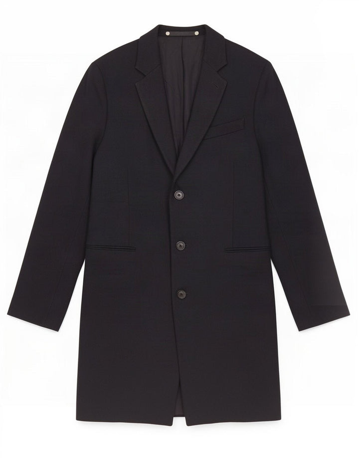 Paul Smith Dame Oversized Overfrakke UK 10 Small Navy Blue