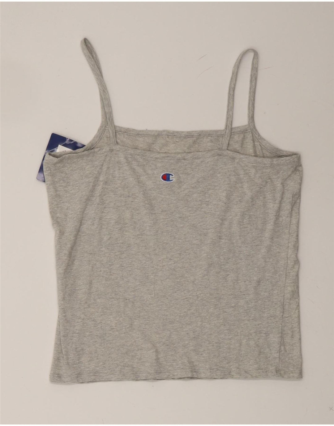 CHAMPION Womens Graphic Cami Top UK 18 XL Grey Cotton Vintage Champion and Second-Hand Champion from Messina Hembry 
