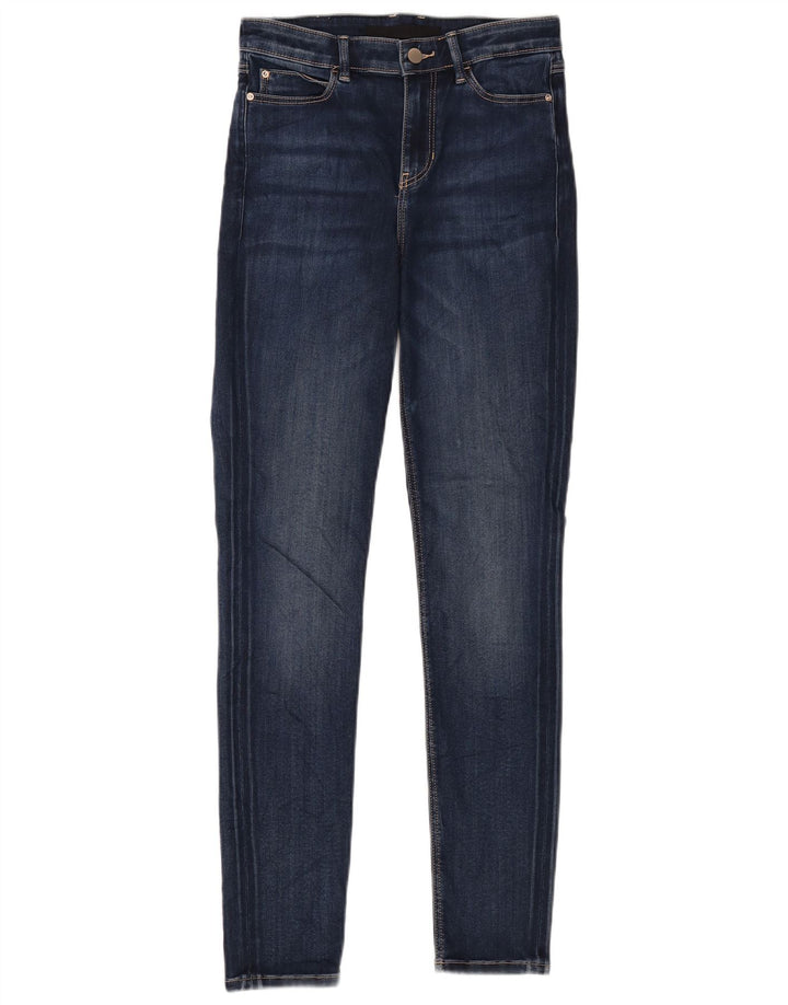 GUESS Skinny Jeans til kvinder W28 L29 Marineblå Bomuld