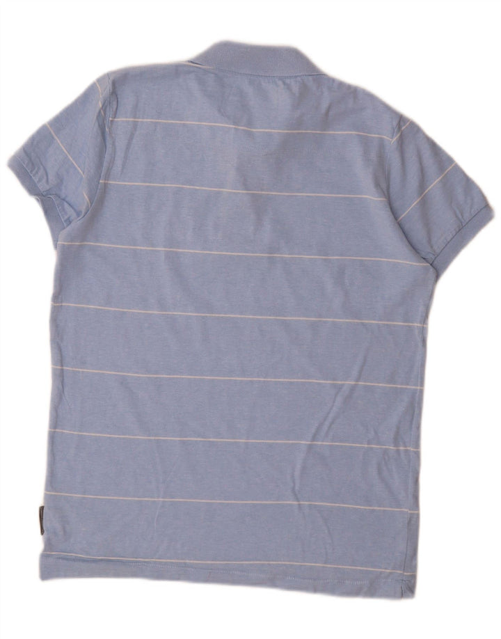 French Connection Herre poloshirt Medium blå stribet bomuld