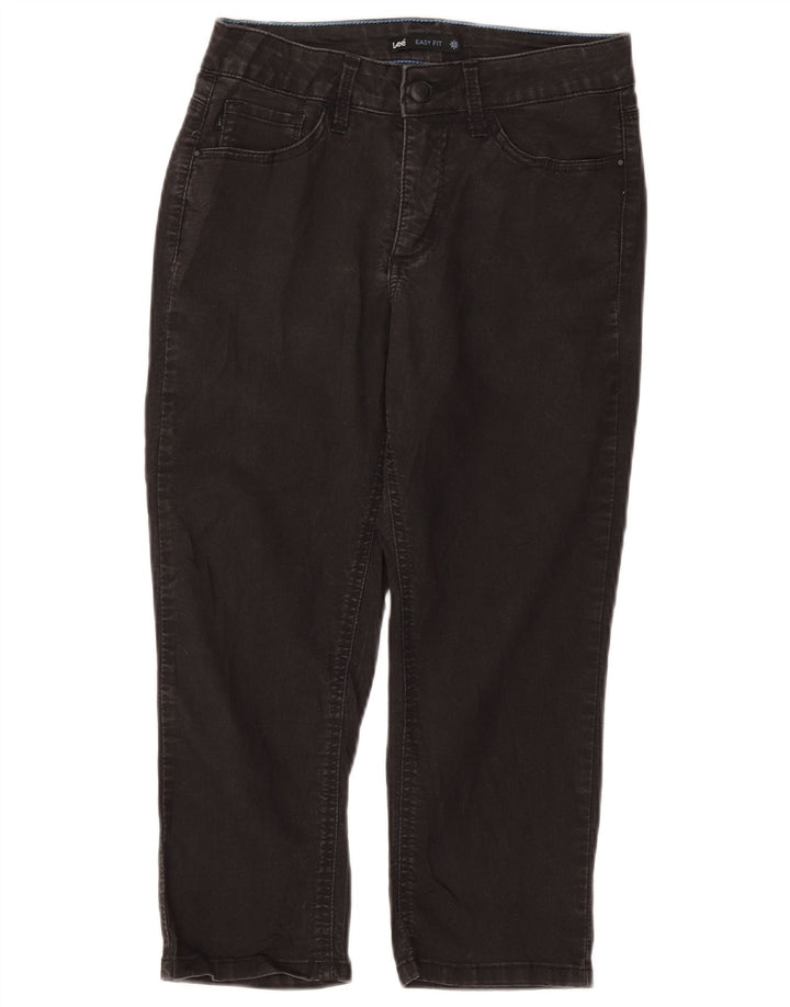 Lee Dame Easy Fit Capri Jeans US 8 Medium W28 L21 Sort Bomuld