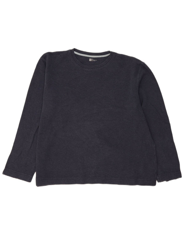 Gap Herre Classic Fit Top Langærmet 2XL Navy Blue