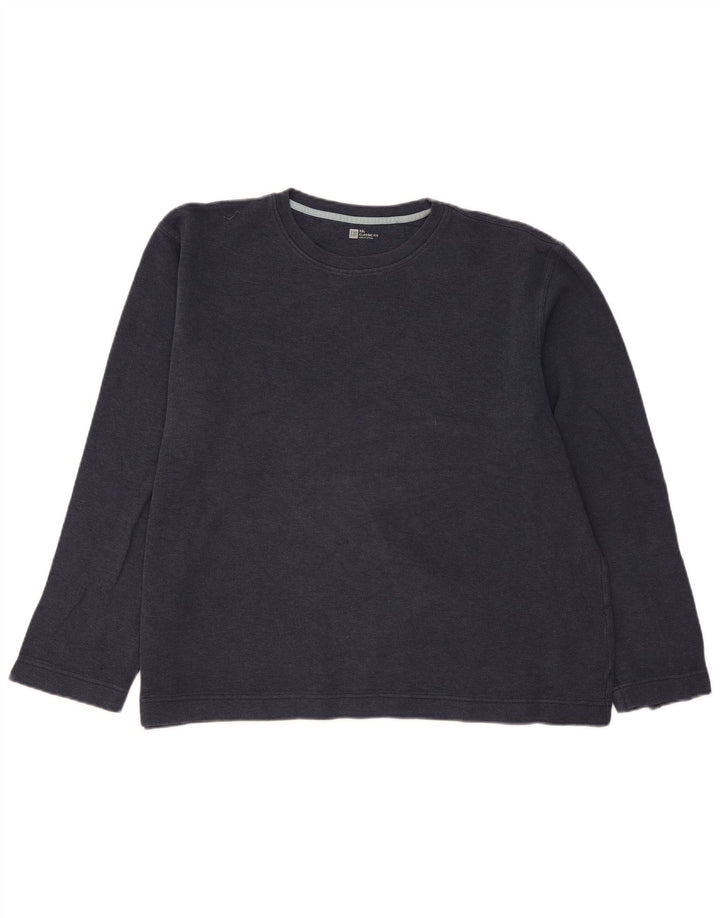 Gap Herre Classic Fit Top Langærmet 2XL Navy Blue