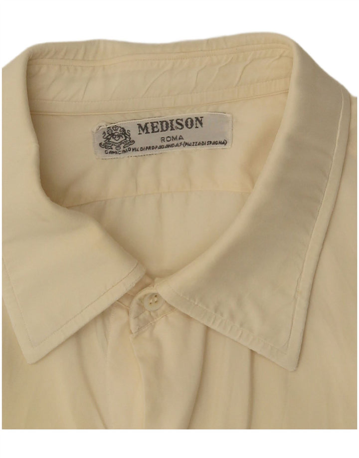 Vintage herreskjorte medium gul