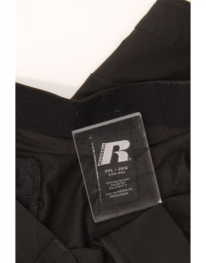 RUSSELL ATHLETIC Dame Slim Cargo Bukser 2XL W32 L30 Sort Polyester