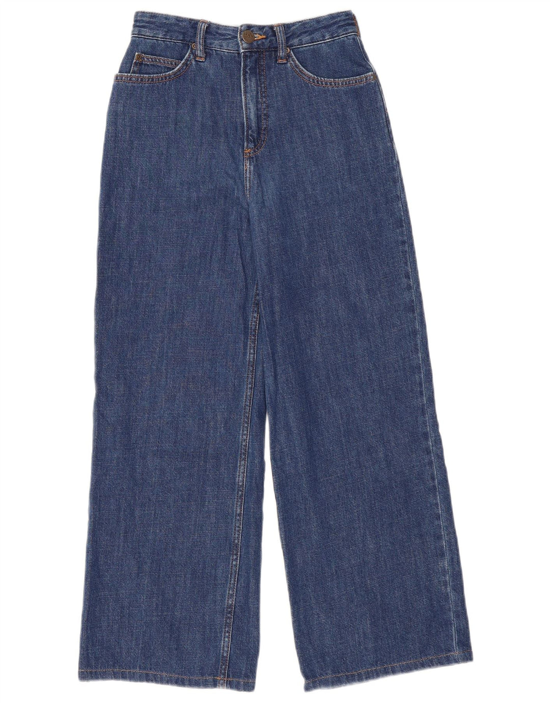 Lee Dame Stella Jeans med brede ben W24 L25 Blå Bomuld