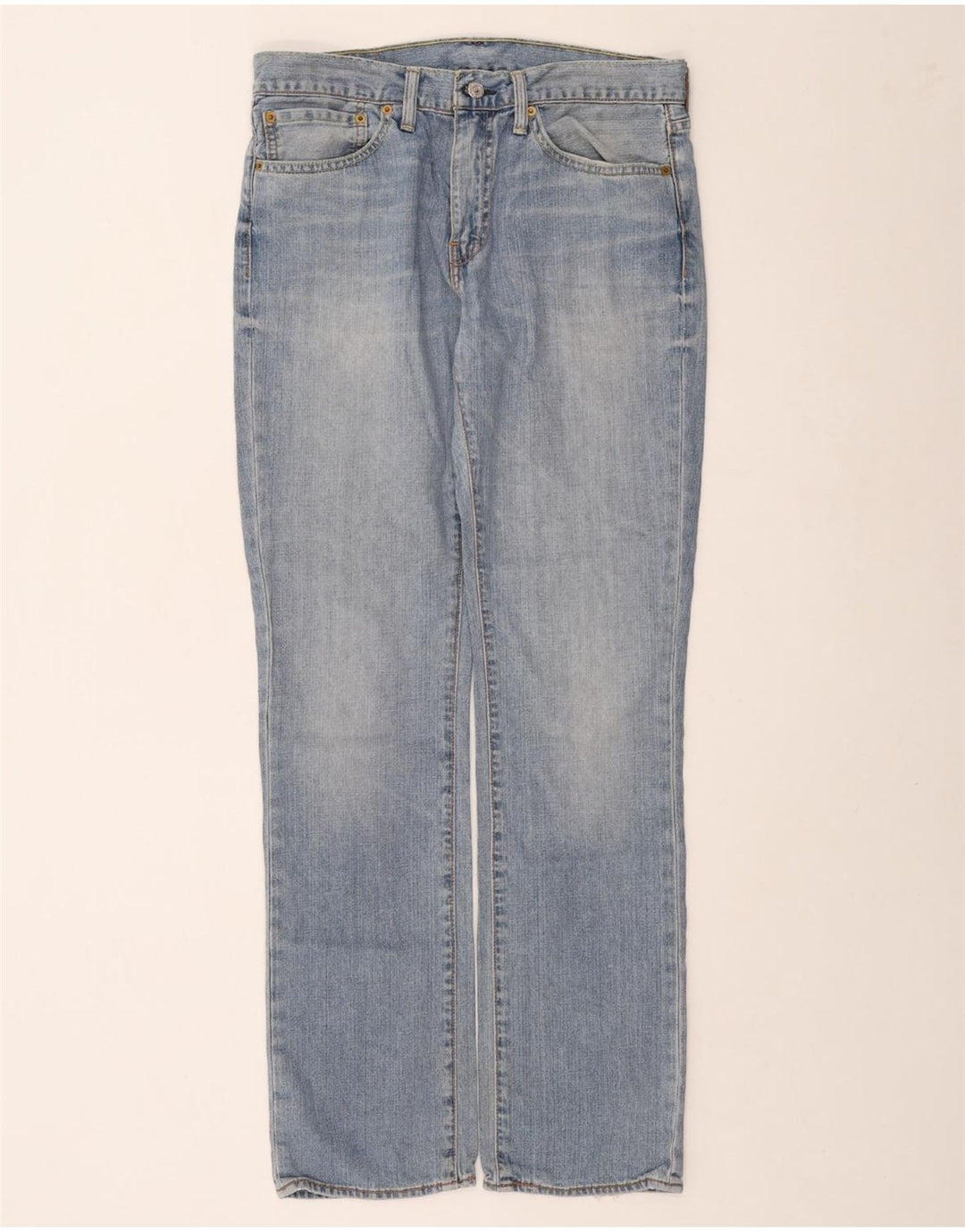 LEVI'S Herre 511 Slim Jeans W34 L34 Blå Bomuld