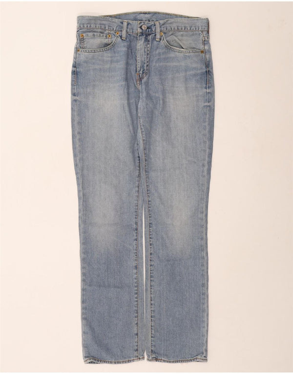 LEVI'S Herre 511 Slim Jeans W34 L34 Blå Bomuld