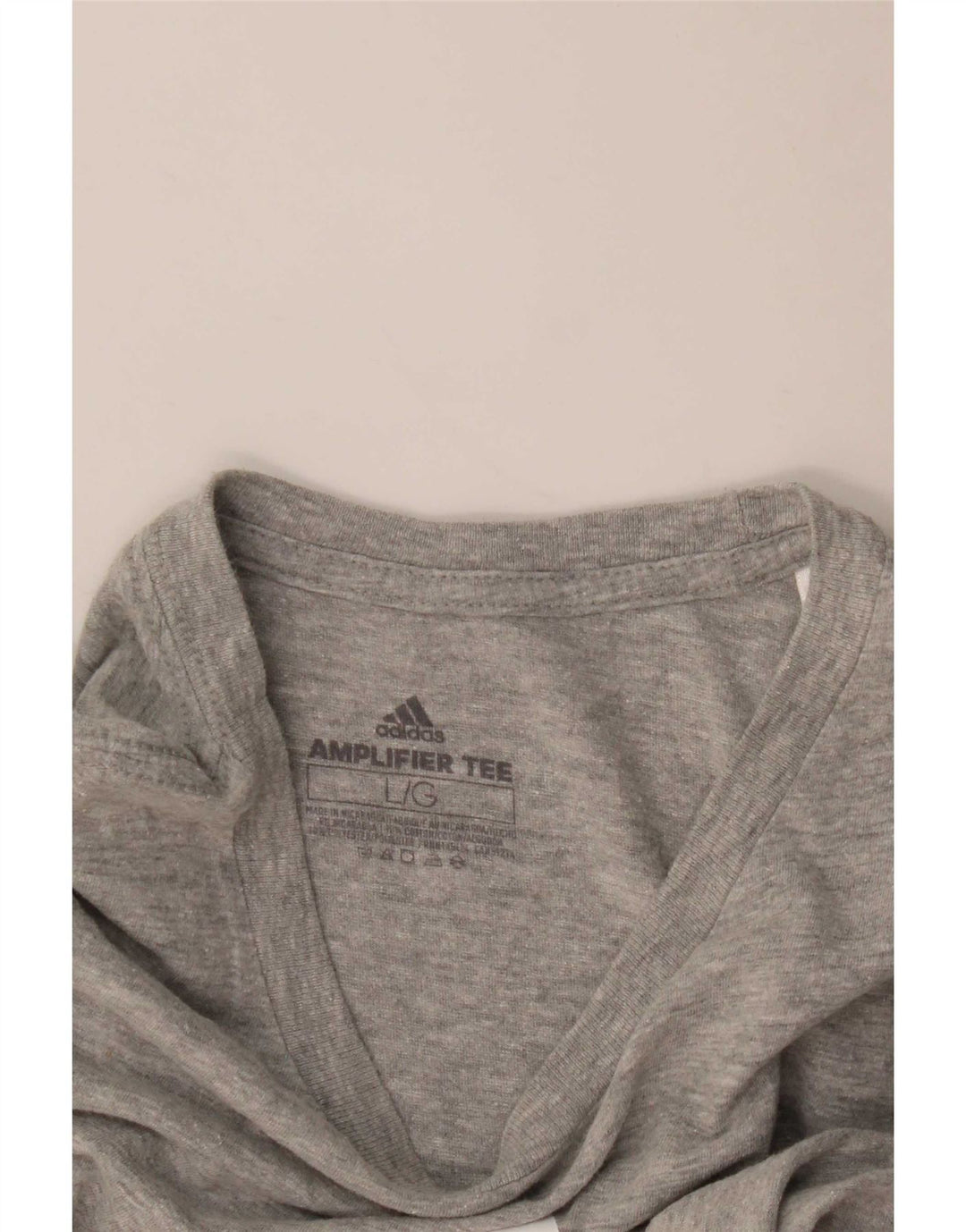 Adidas Herre Grafisk T-Shirt Top Stor Grå