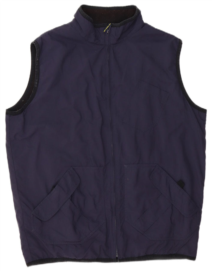 Puma Herre Utility Gilet UK 38 Medium Navy Blue Polyester