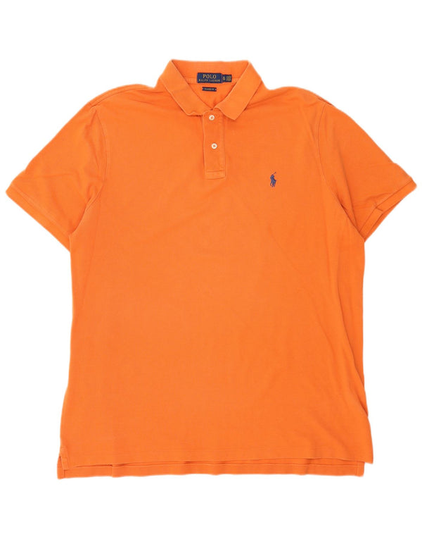 Polo Ralph Lauren Herre Classic Fit Polo Shirt XL Orange Bomuld