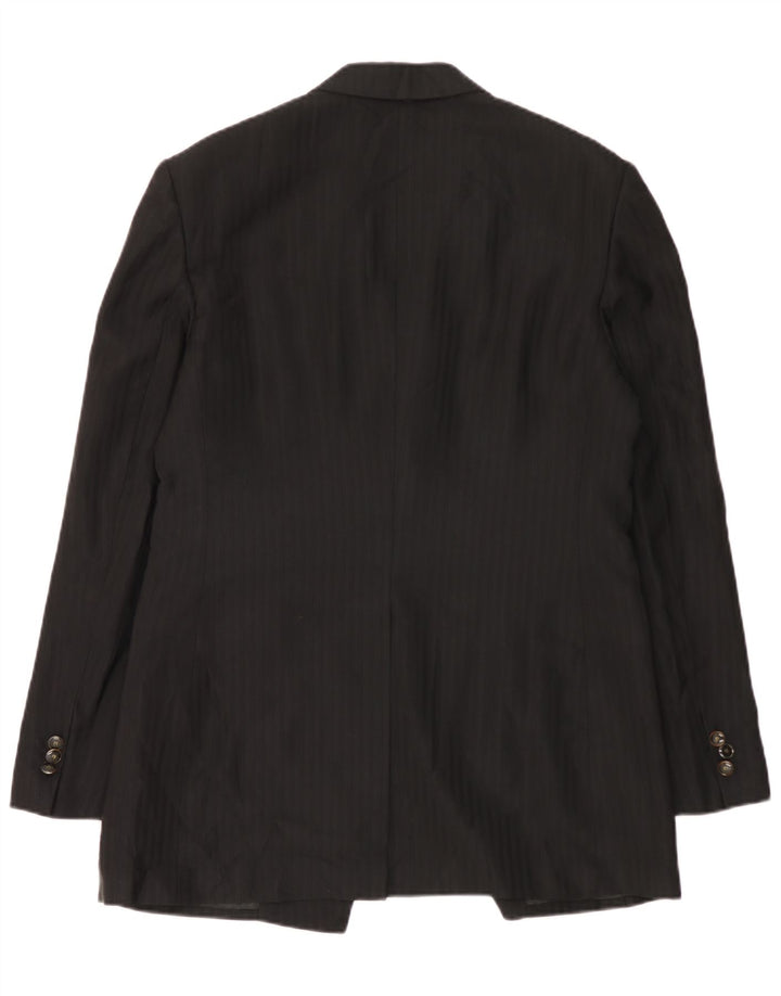 Carlo Pignatelli Herre 2-knaps blazerjakke IT 54 2XL Sort nålestribe