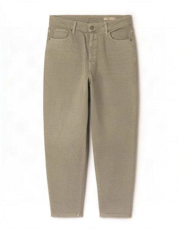 Marks & Spencer Dame Mom Crop Tapered Jeans UK 16 Large W32 L25 Green
