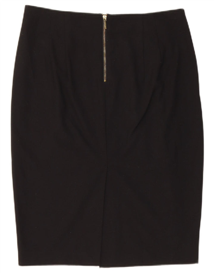 Zara Pencil Skirt til kvinder EU 38 Small W28 Black Polyester