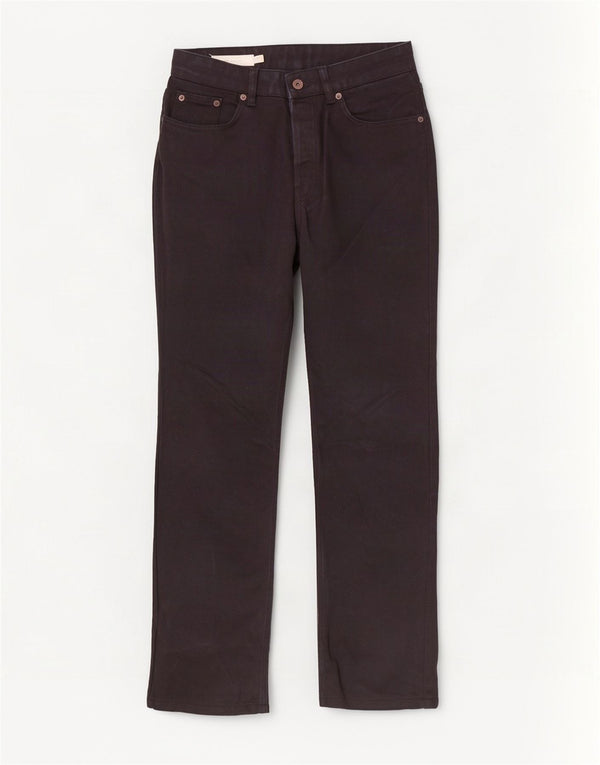 Zara Mens Straight Jeans EU 38 Small W30 L27 Black Cotton